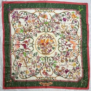 Vintage Hermès Pierre d'Orientet d'Occident silk scarf